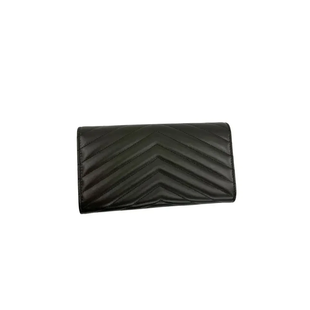 Saint Laurent Cassandre Wallet in Smooth Leather - Picture 3 of 5